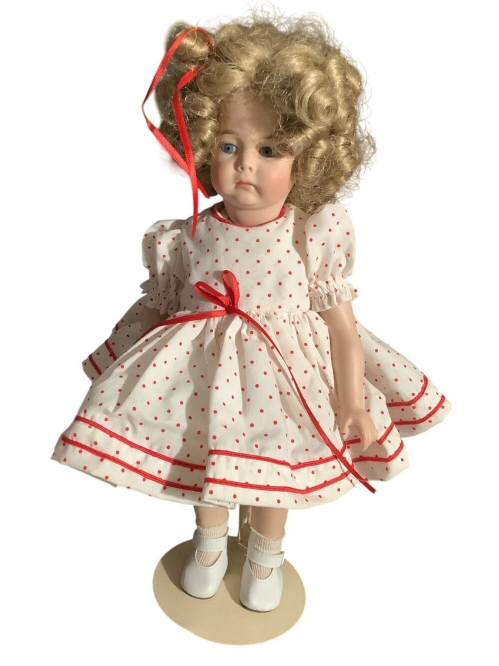 Armand Marseille Shirley Temple Bisque Porcelain Doll